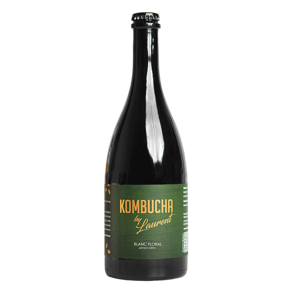 Napój Kombucha by Laurent Blanc Floral o Smaku Kwiatu Czarnego Bzu 750 ml