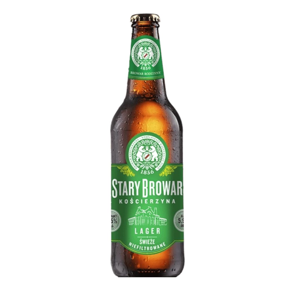 Piwo Stary Browar Kościerzyna Lager 5,9% 500 ml
