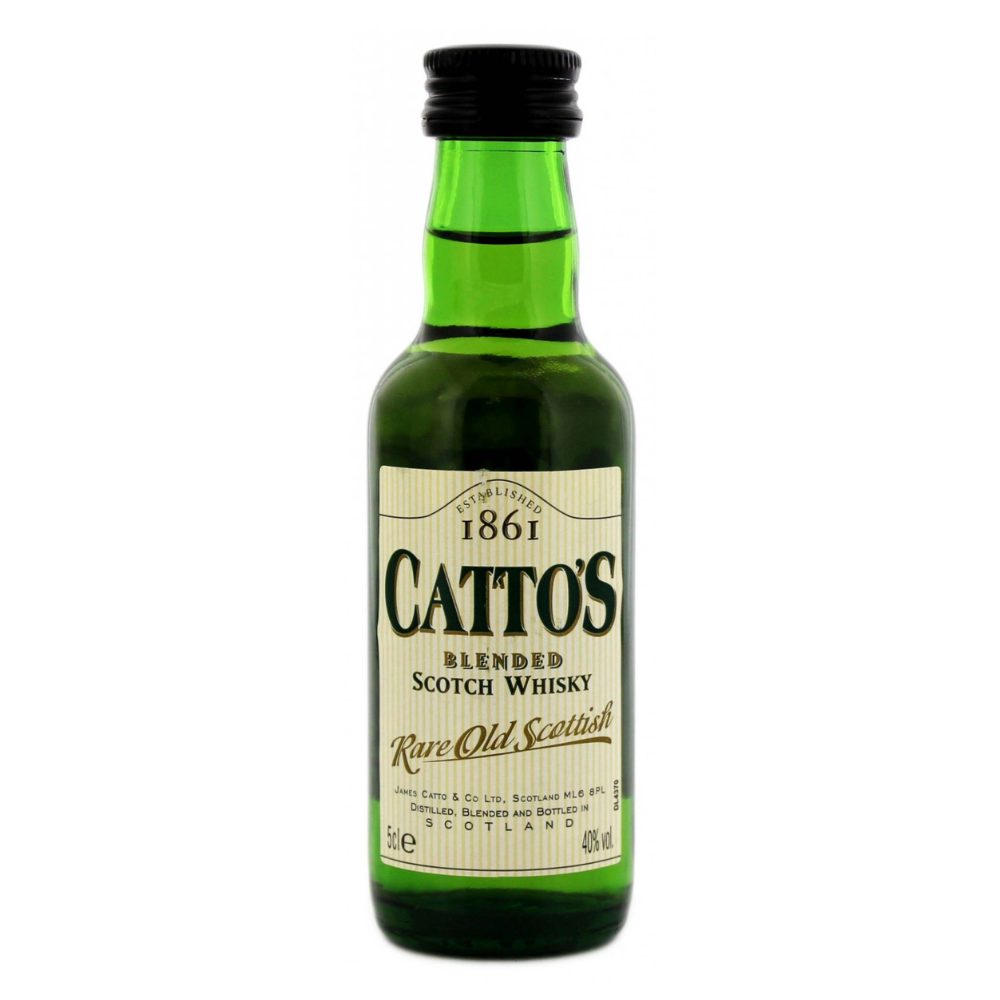 Whisky Miniaturka Cattos 40% 50 ml