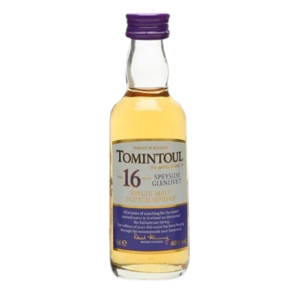 Whisky Miniaturka Tomintoul 16 YO 40% 50 ml
