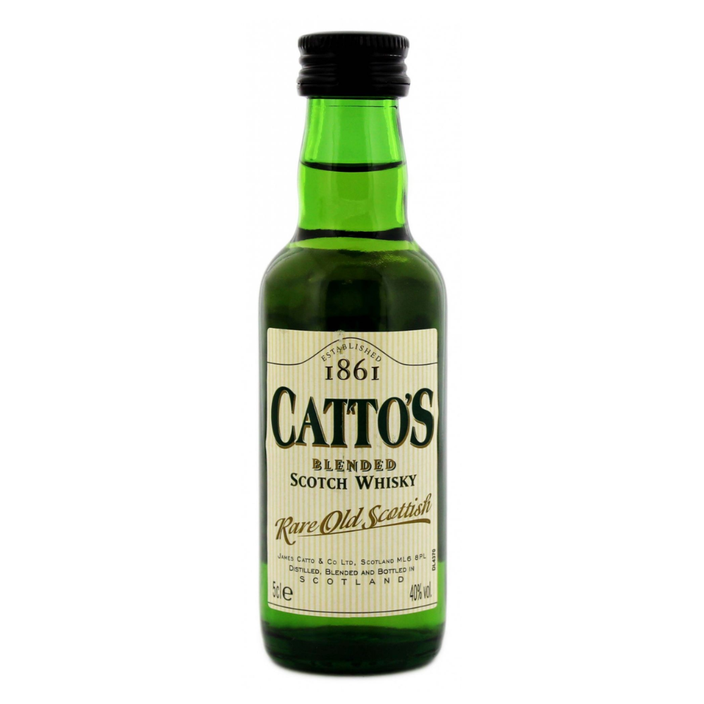 Whisky Miniaturka Cattos 40% 50 ml