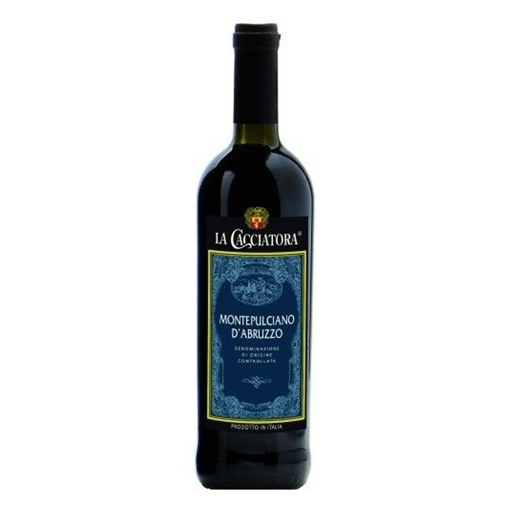 Wino La Cacciatora Montepulciano D'Abruzzo 12,5% czerwone wytrawne 2000 ml