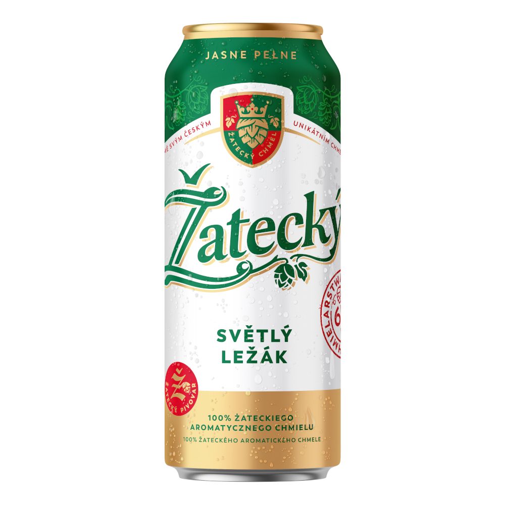 Piwo Zatecky Světlý Ležák 5% 500 ml puszka