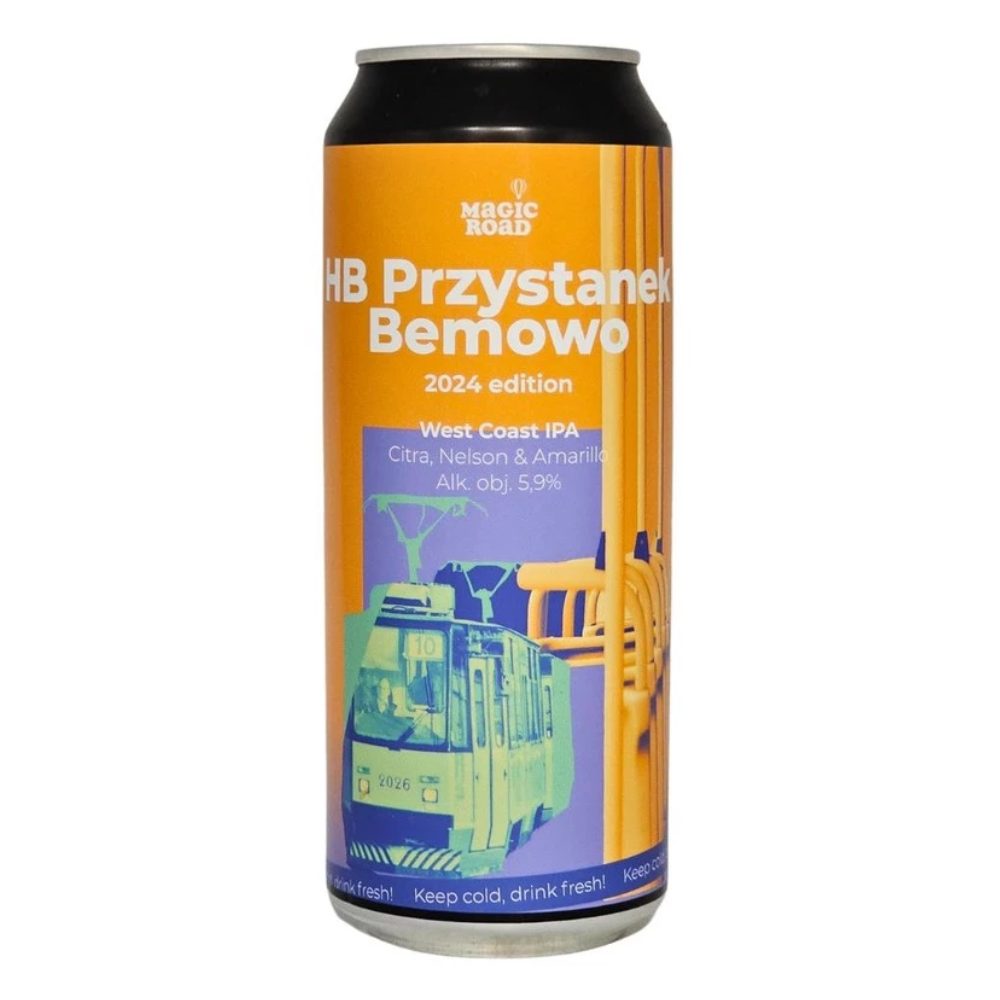 Piwo Magic Road Hb Przystanek Bemowo 5,9% 500 ml Puszka