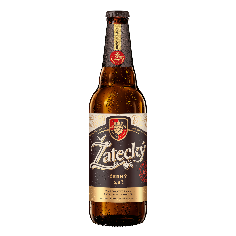 Piwo Zatecky Cerny 3,8% 500 ml