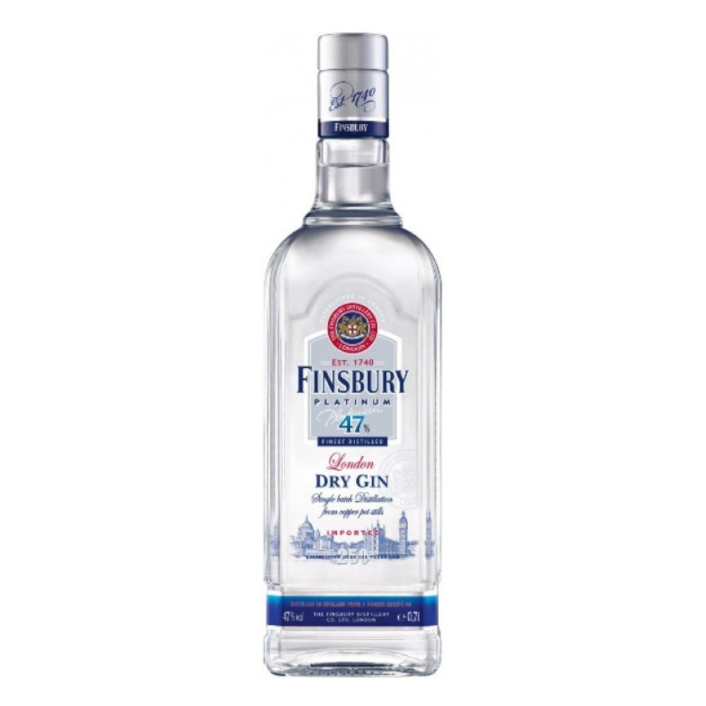 Gin Finsbury 47 Platinum 47% 700 ml