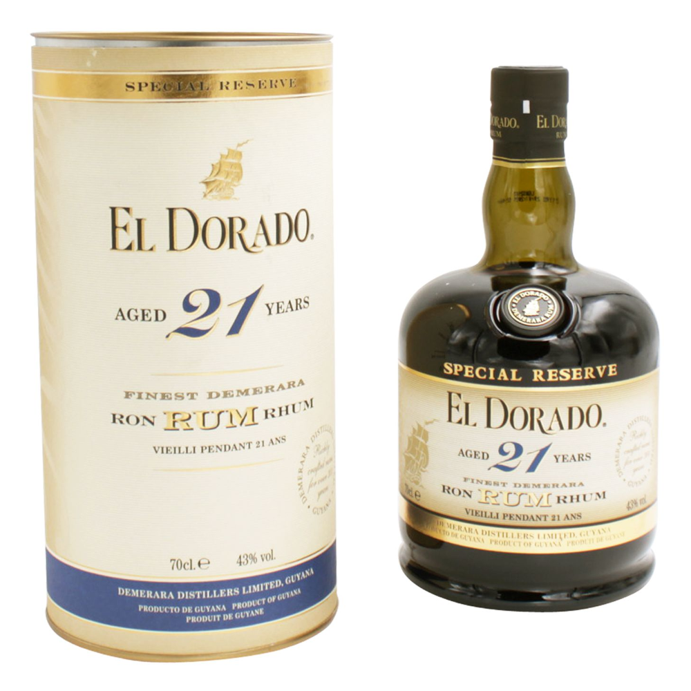 Rum El Dorado 21 YO 43% 700 ml