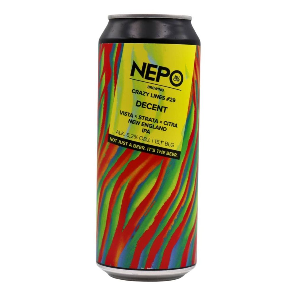 Piwo Nepomucen Decent Crazy Lines #29 6,2% 500 ml puszka