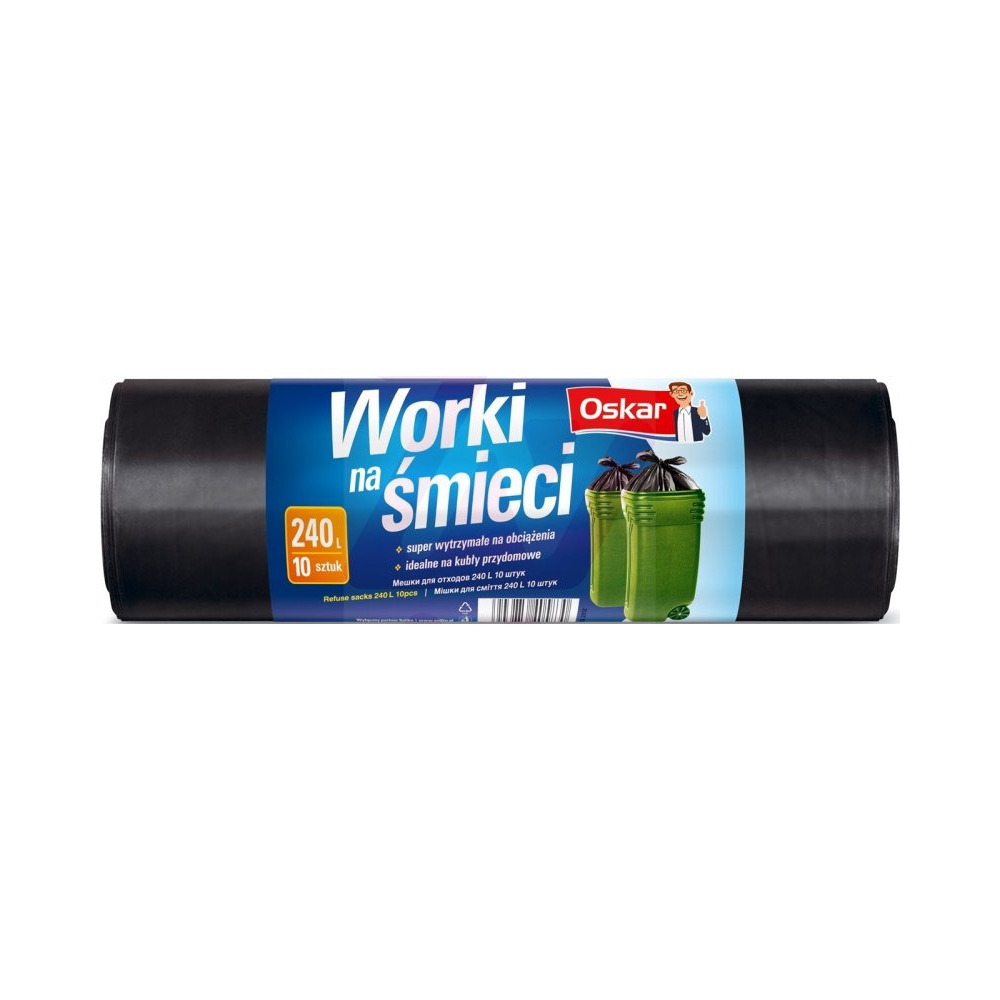 Worki na śmieci Oskar 240L