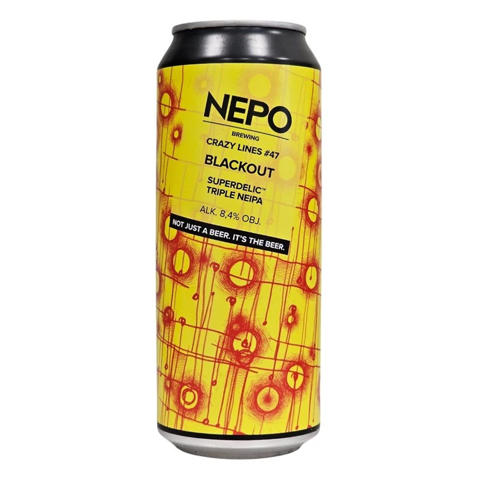 Piwo Nepomucen Blackout Crazy Lines #47 8,4% 500 ml puszka