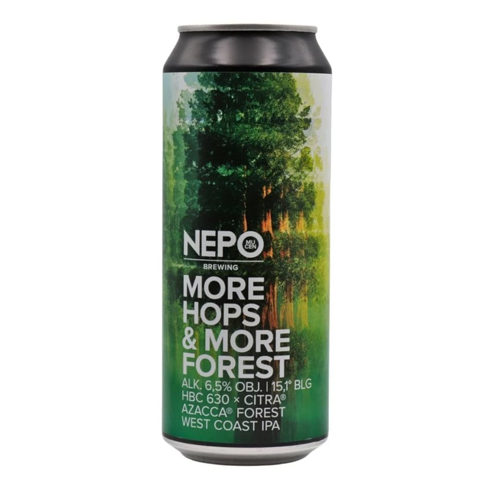 Piwo Nepo More Hops & More Forest 6,5% 500 ml puszka