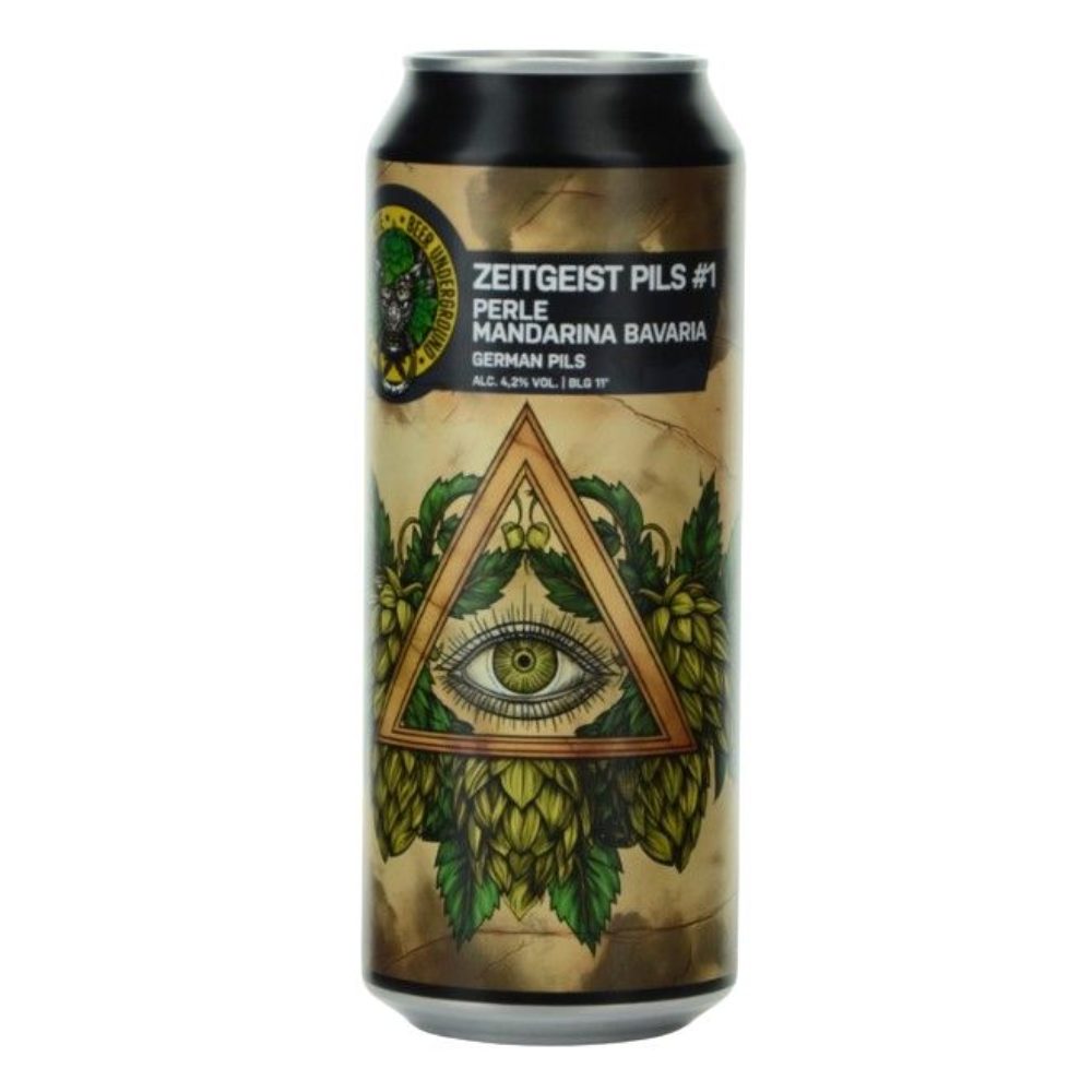 Piwo Piwne Podziemie Zeitgeist Pils #1 4,2% 500 ml Puszka