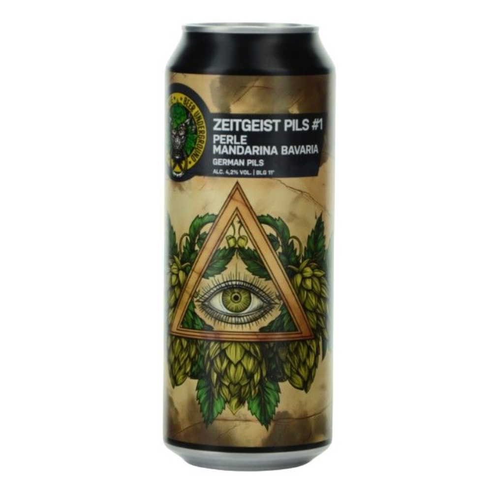 Piwo Piwne Podziemie Zeitgeist Pils #1 4,2% 500 ml Puszka