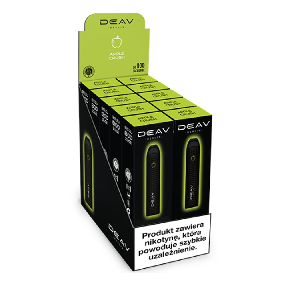 E-papieros Deav 800 puffs Apple Crush