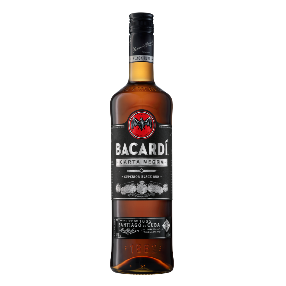 Rum Bacardi Carta Negra 37,5%  700 ml