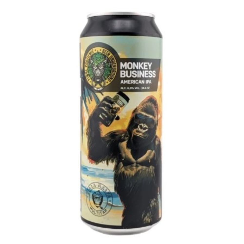 Piwo Piwne Podziemie Monkey Business 6,8% 500 ml Puszka