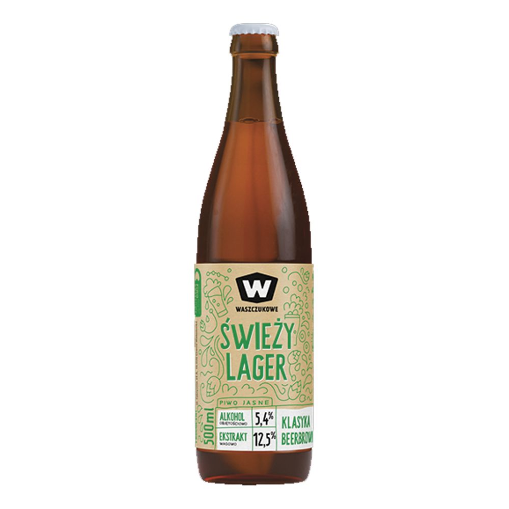 Piwo Waszczukowe Świeży Lager 5,4% 330 ml