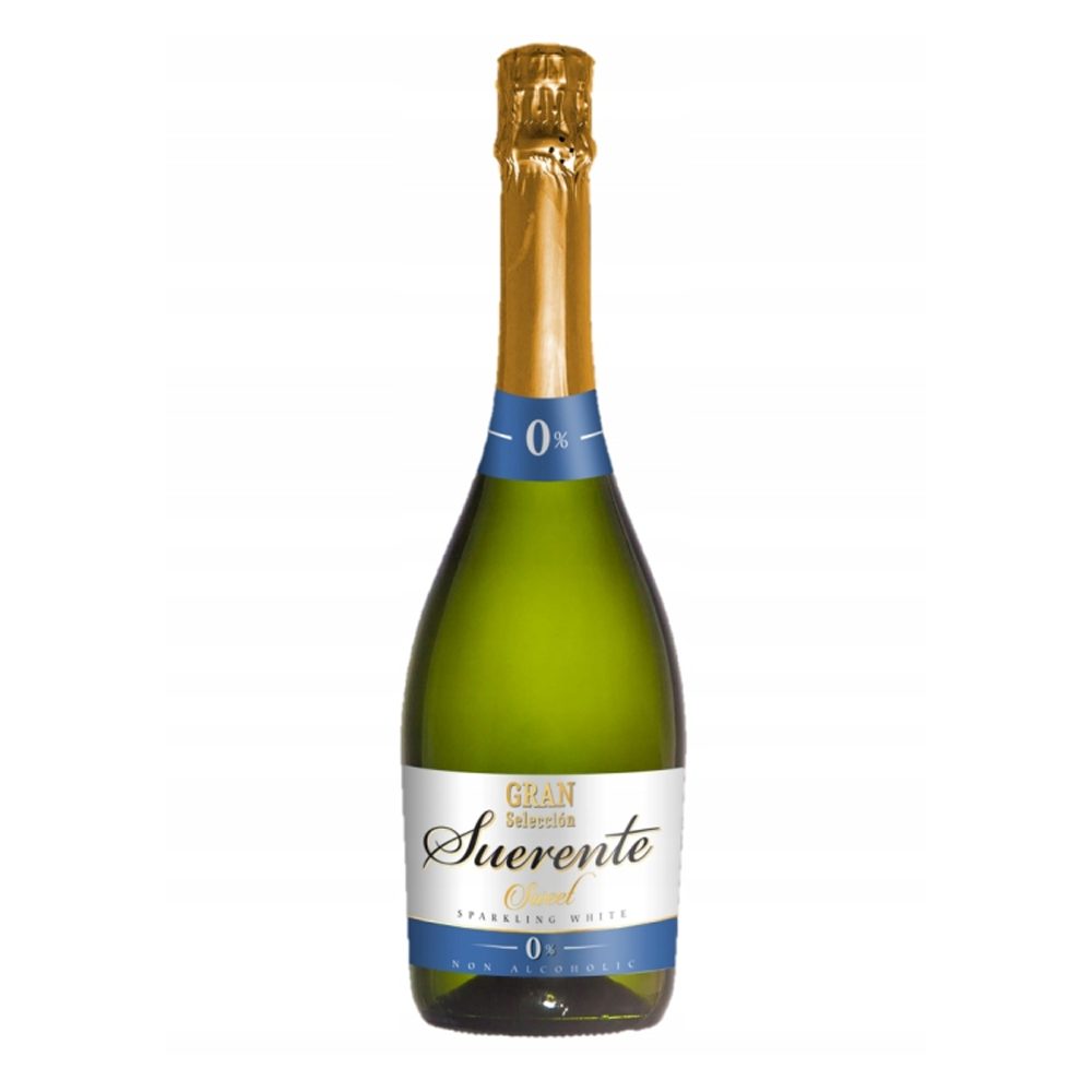 Wino musujące Suerente Gran Seleccion 0%  białe słodkie 750 ml