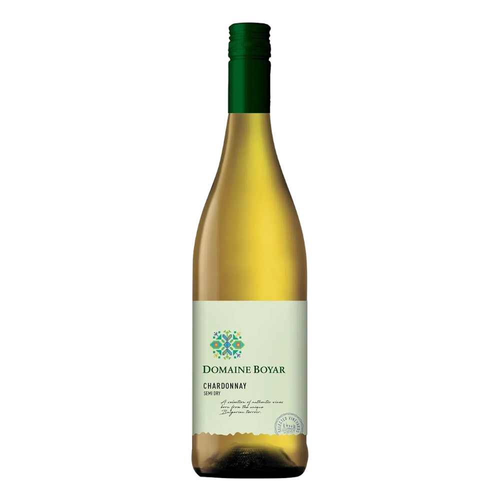 Wino Domaine Boyar Chardonnay 750 ml białe półwytrawne 11%