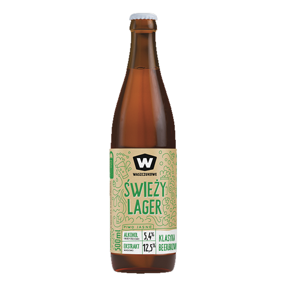 Piwo Waszczukowe Świeży Lager 5,4% 330 ml
