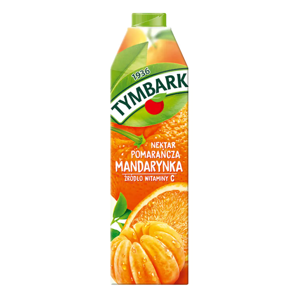 Nektar Tymbark Pomarańcza Mandarynka 1000 ml karton
