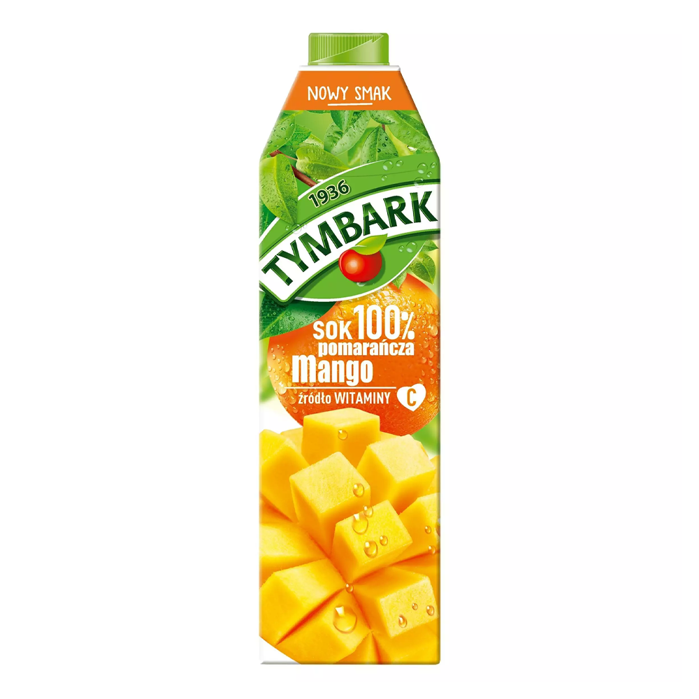 Nektar Tymbark Pomarańcza Mango 1000 ml karton