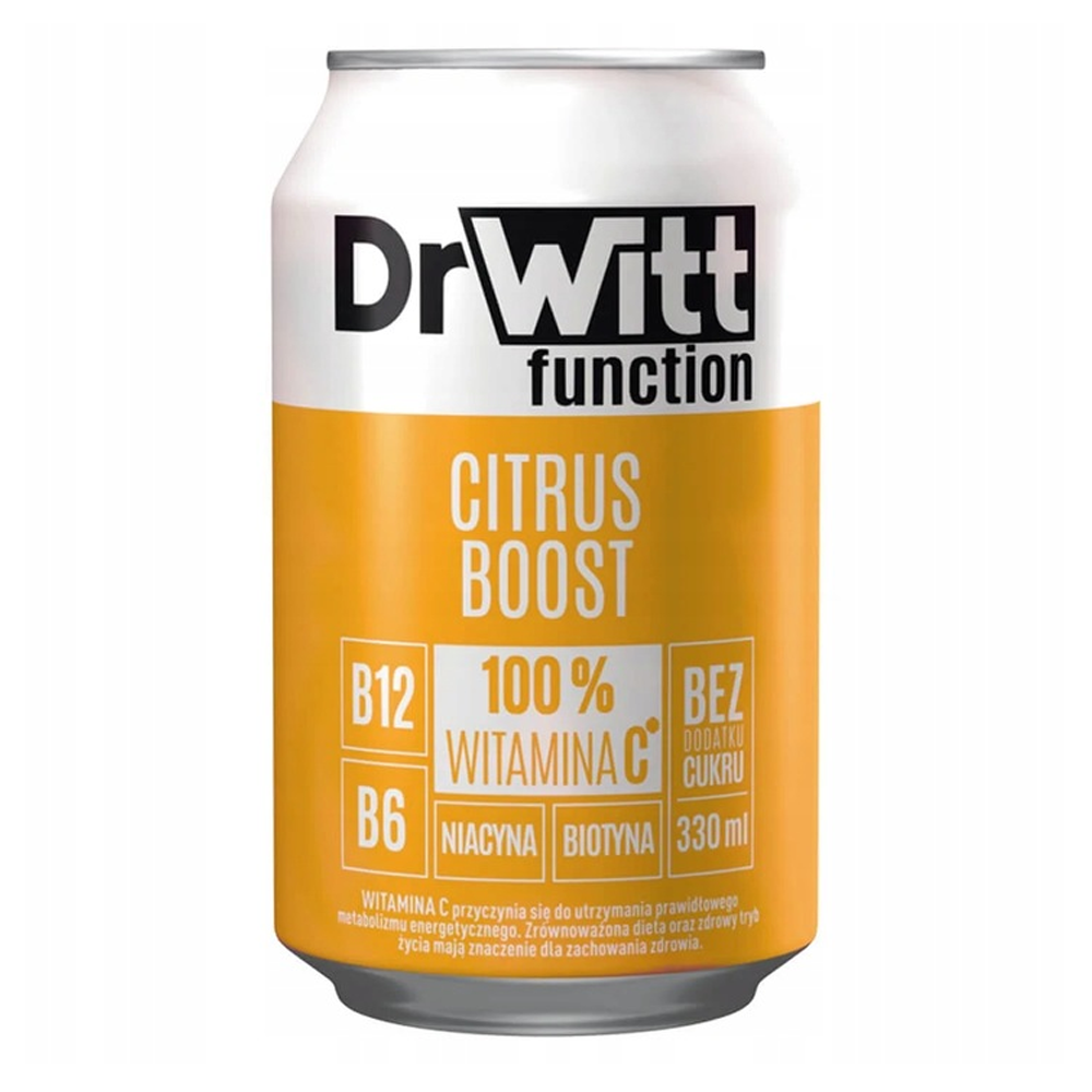 Napój Dr.Witt Citrus Boost 330 ml gazowany puszka