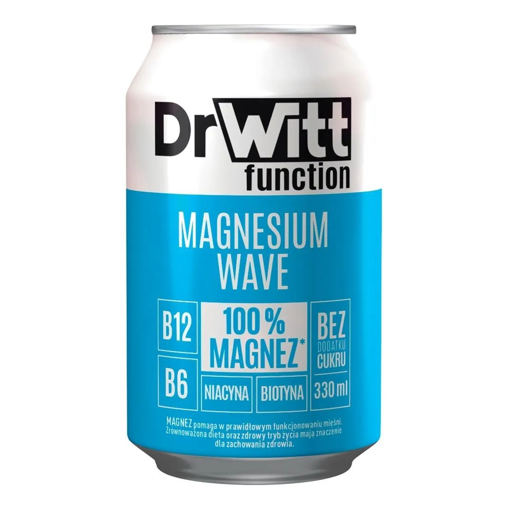 Napój Dr. Witt Magnesium Wave 330 ml gazowany puszka