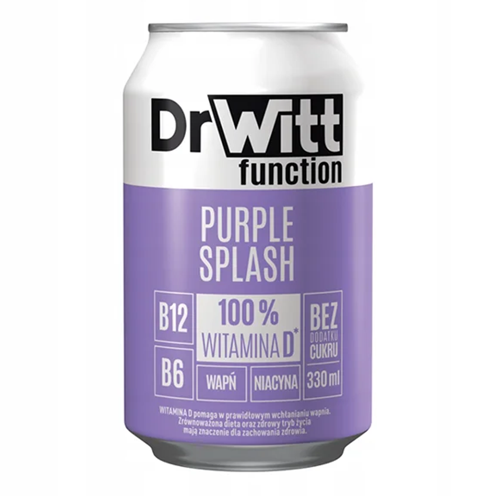 Napój Dr. Witt Purple Splash 330 ml gazowany puszka