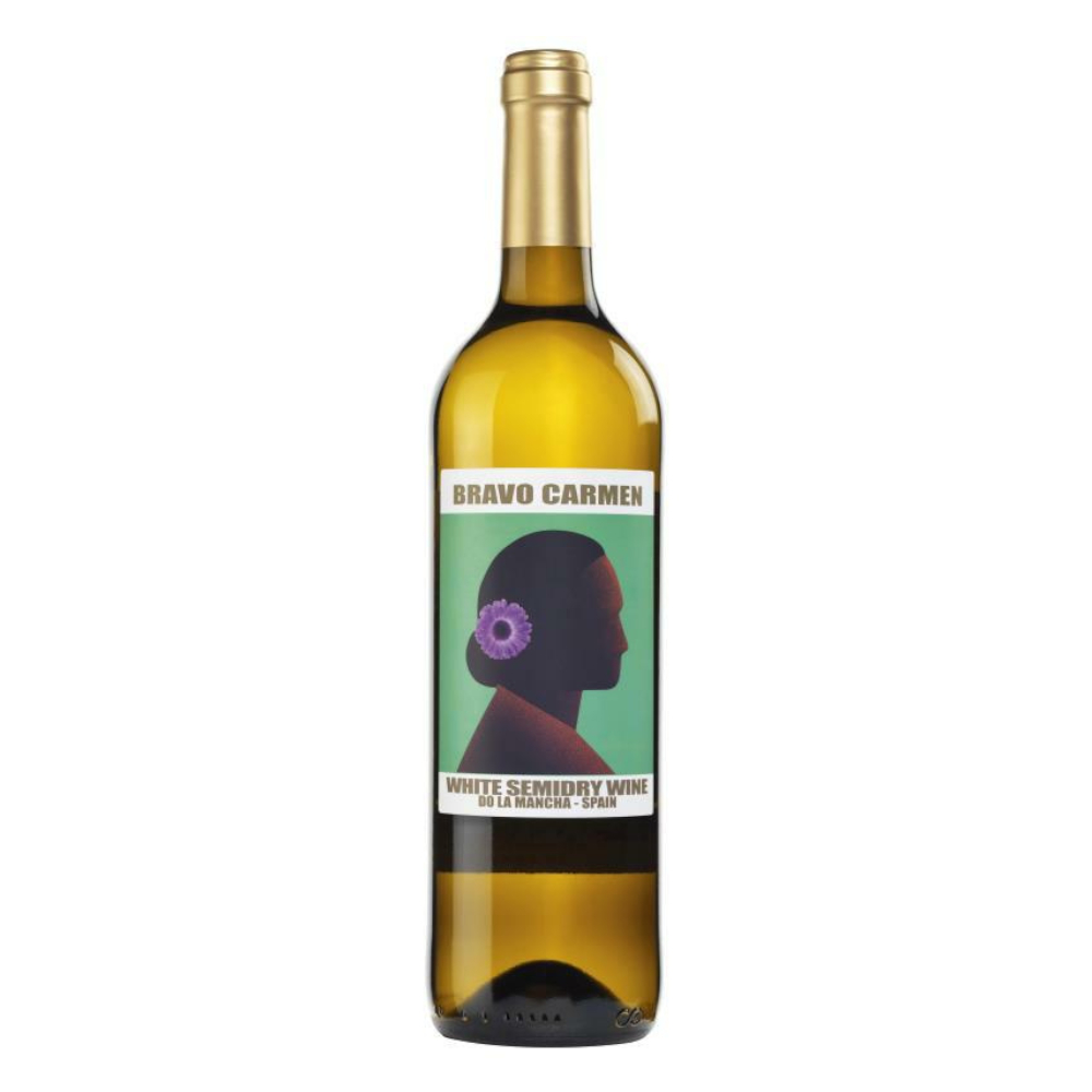Wino Bravo Carmen 12% białe półwytrawne 750 ml