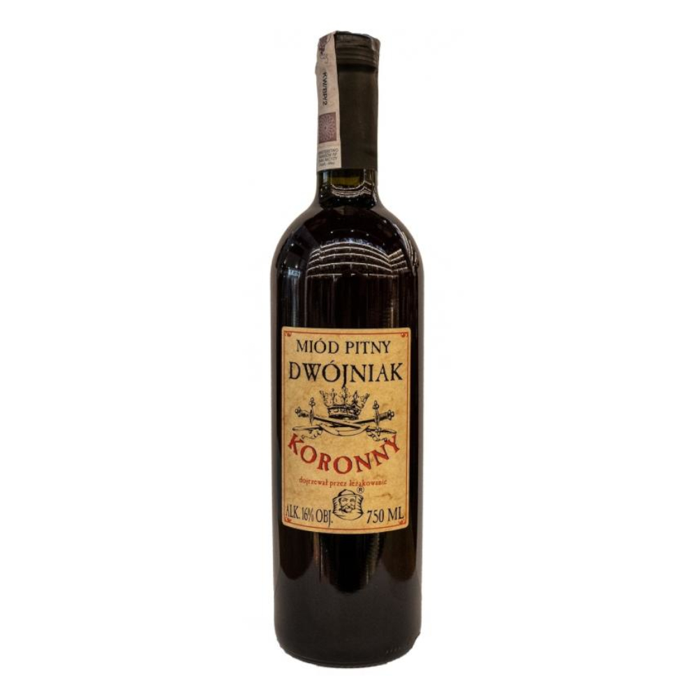 Miód pitny dwójniak "Koronny" 16% 750 ml butelka szklana