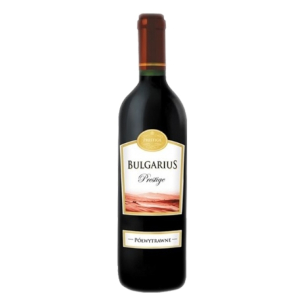 Wino Bulgarius Vinorama 11% czerwone półwytrawne 750 ml