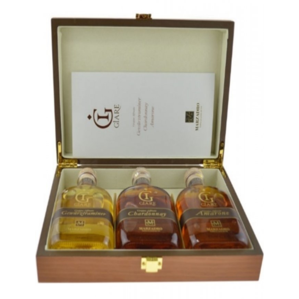 Grappa Le Giare Set Degustacyjny 3 x 100 ml 41-45%