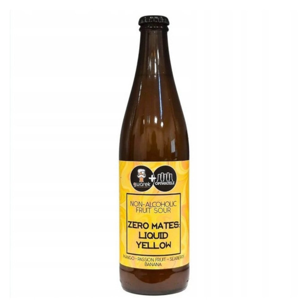 Piwo Gwarek Zero Mates Liquid Yellow 0,5% 500 ml