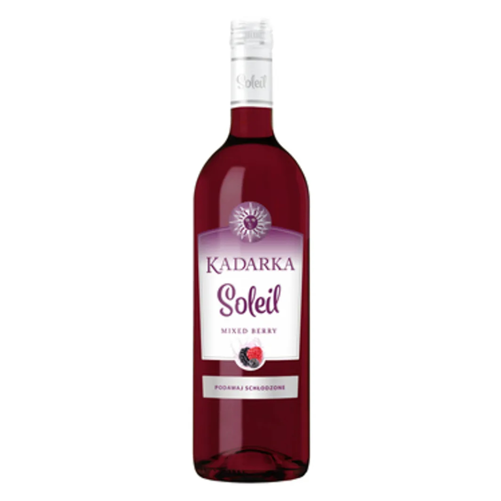 Wino Kadarka Soleil Pineberry 10% różowe słodkie 750 ml