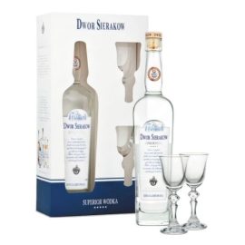 Wódka Dwór Sieraków Superior + 2 kieliszki 40% 700 ml