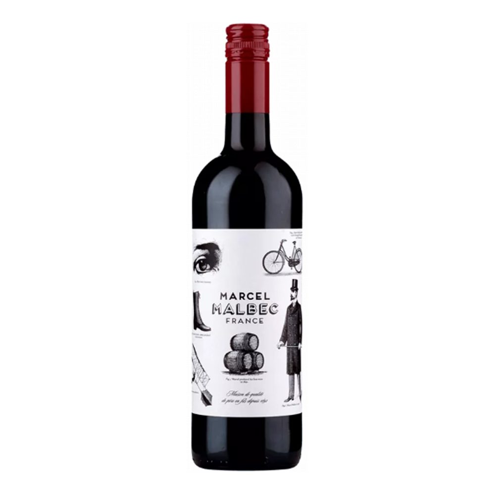 Wino Cedre Marcel Malbec 12,5% czerwone wytrawne 750 ml