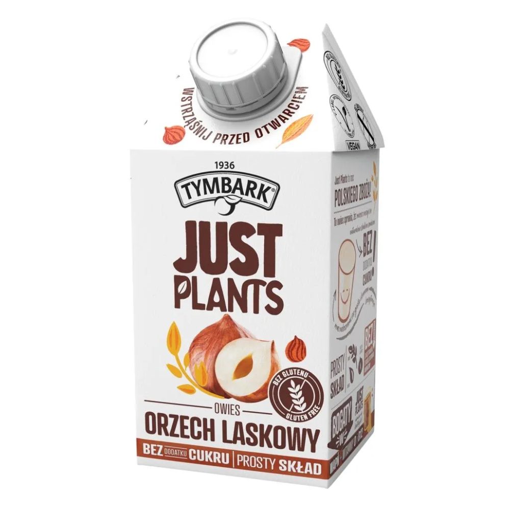 Napój Tymbark Just Plants Orzech Laskowy 500 ml karton