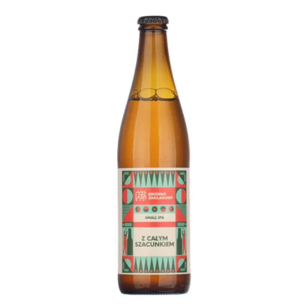Piwo Zakładowy Z Całym Szacunkiem Small IPA 3,7% 500 ml