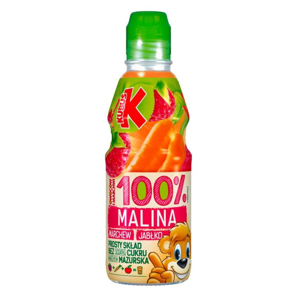 Sok Kubuś 100% Sok Malina-Jabłko-Marchew Pet 300 ml