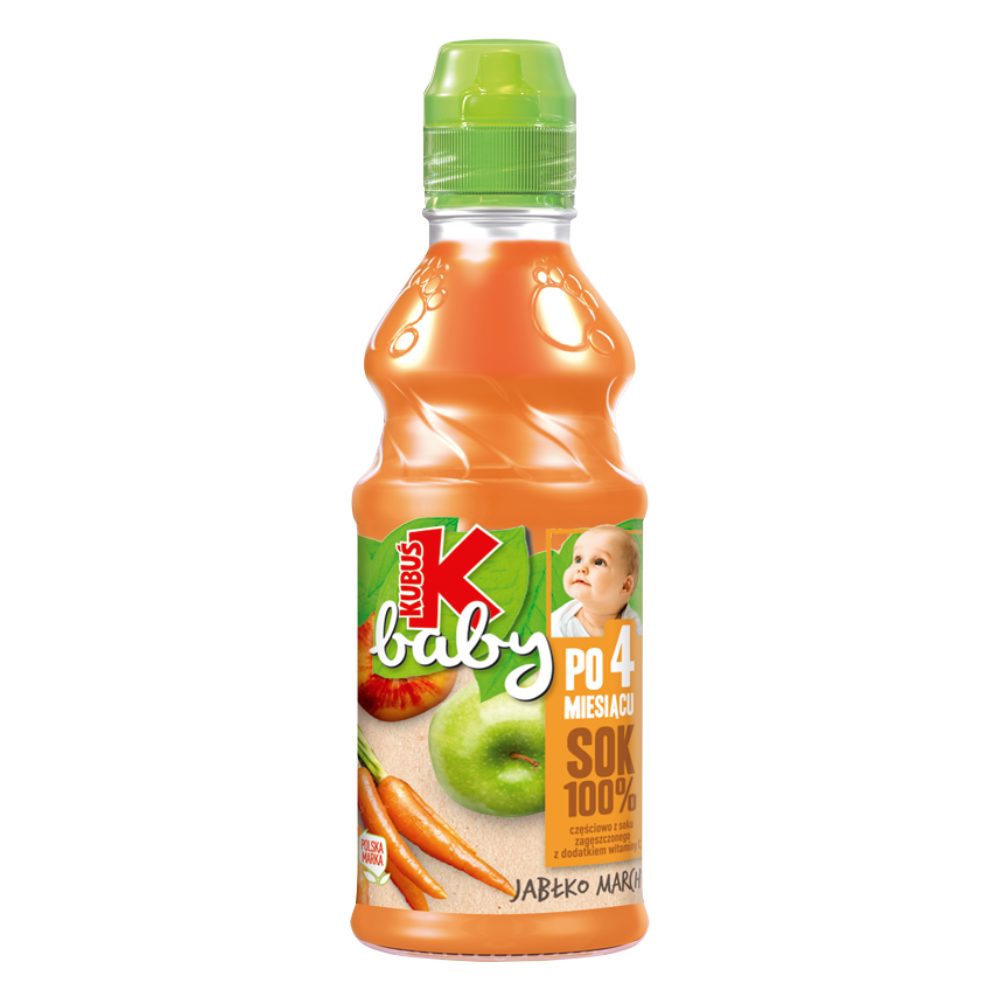 Sok Kubuś Baby Jabłko - Marchew Pet 300 ml