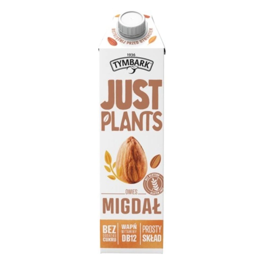 Napój Tymbark Just Plants Migdał 1000 ml karton