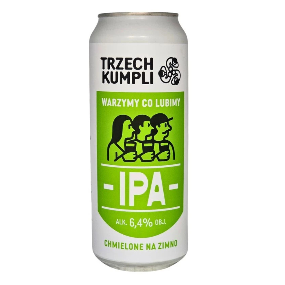 Piwo Trzech Kumpli IPA 6,4% 500 ml puszka