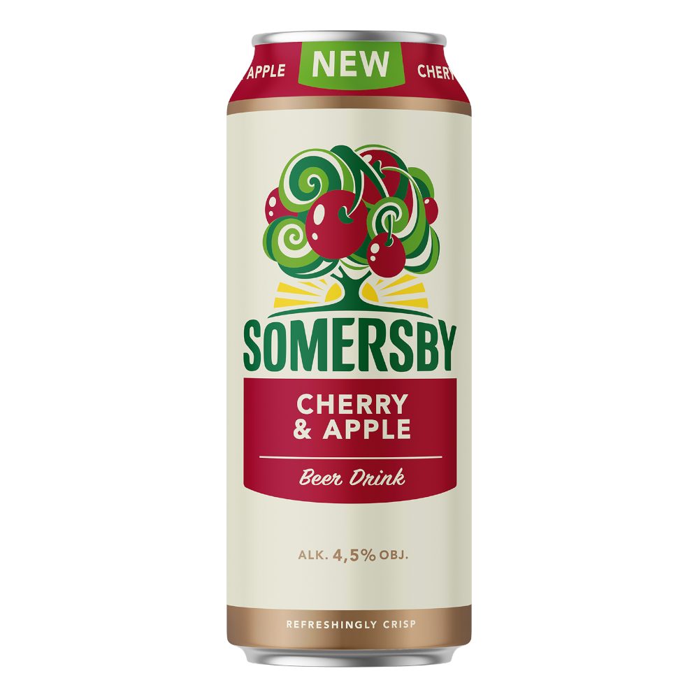 Piwo Somersby Cherry & Apple 4,5% 500 ml Puszka