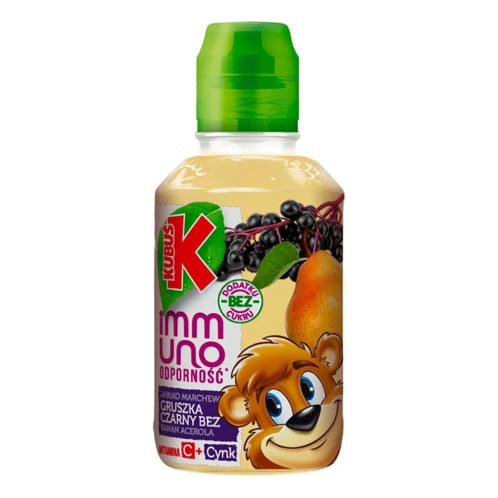 Sok Kubuś Immuno Gruszka-Banan-Cz.Bez Pet 200 ml