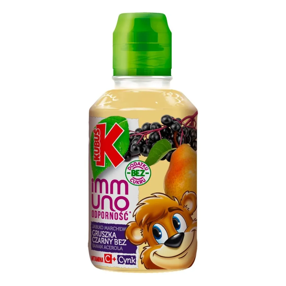 Sok Kubuś Immuno Gruszka-Banan-Cz.Bez Pet 200 ml