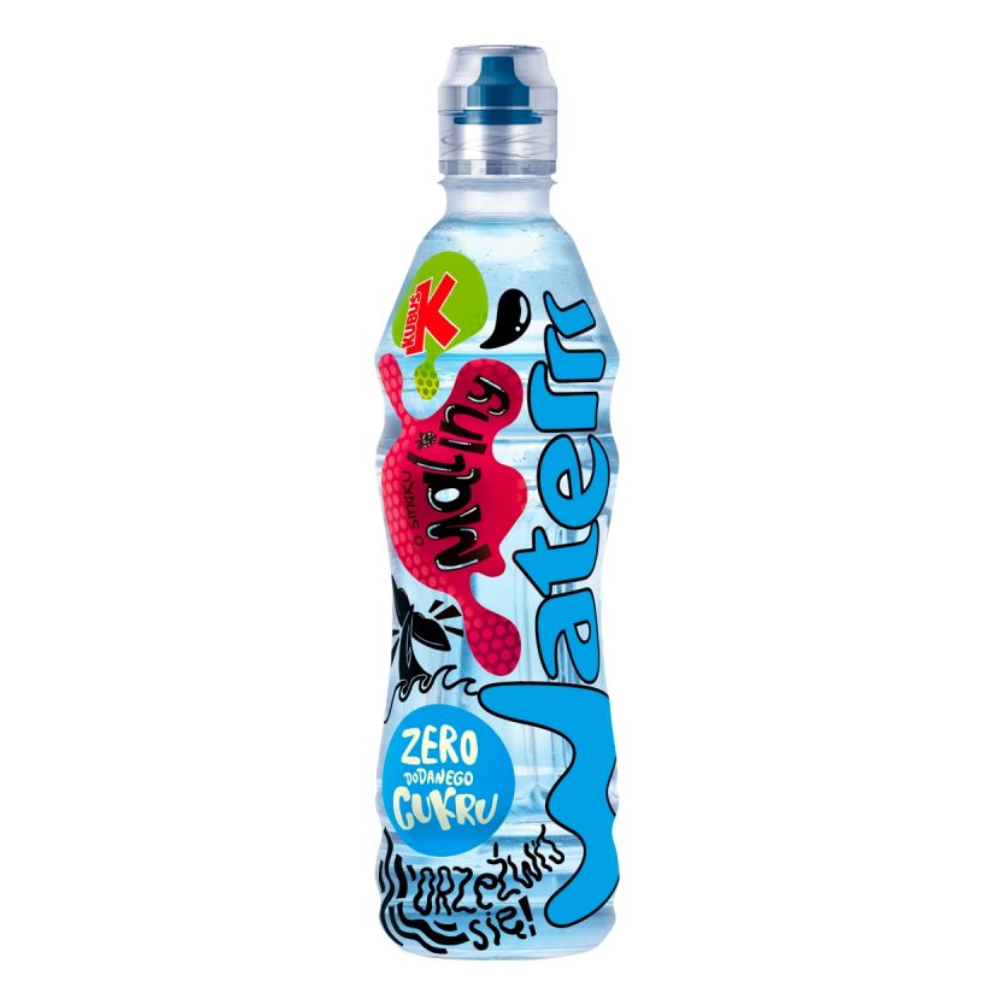 Napój Kubuś Waterrr 20% Soku Malina Pet 500 ml