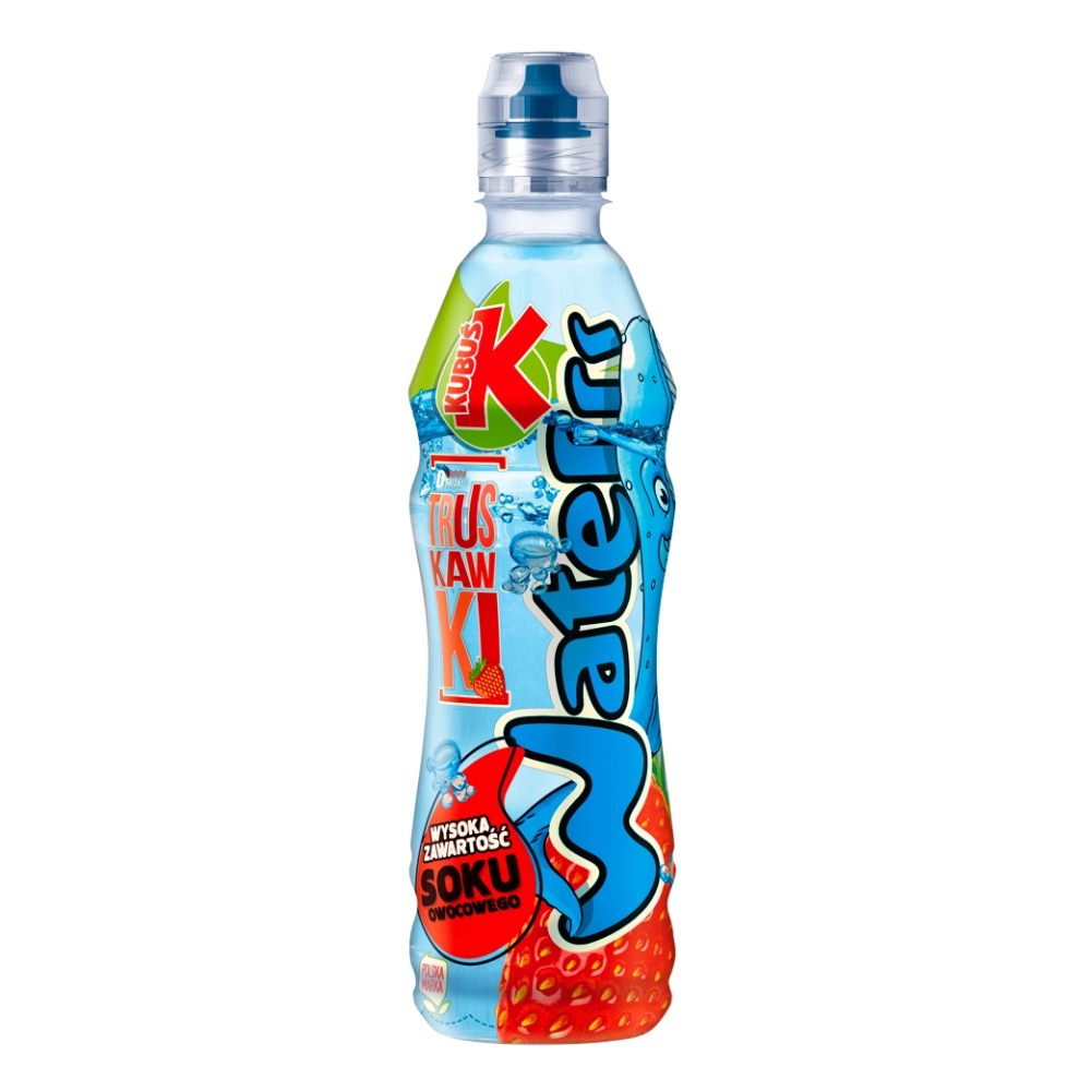 Napój Kubuś Waterrr 20% Soku Truskawka Pet 500 ml