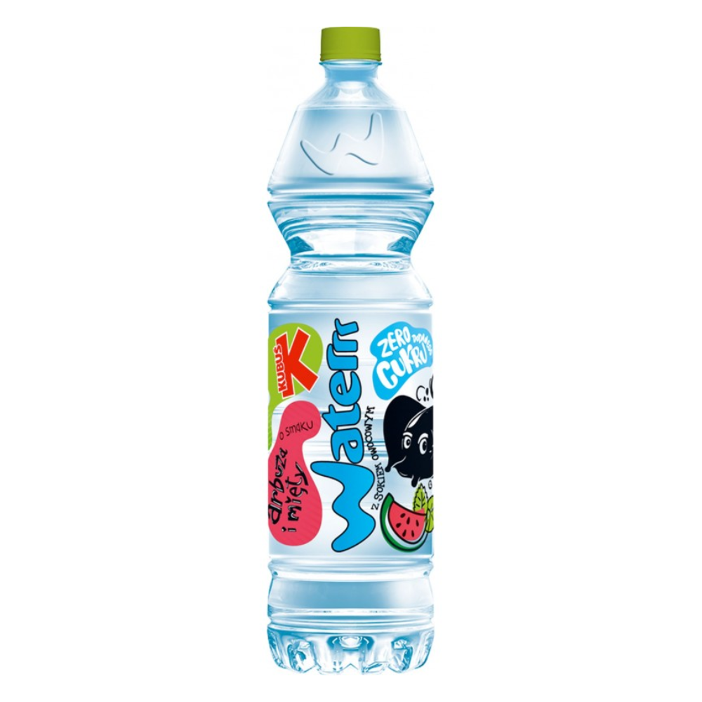 Napój Kubuś Waterrr 20% Soku Arbuz-Mięta Pet 1500 ml
