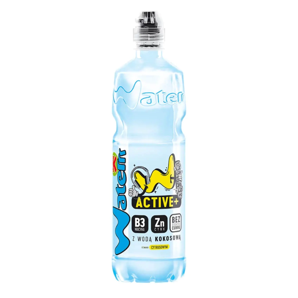 Napój Kubuś Waterrr Active Ow.Cytrusowe-W.Kokosowa Pet 750 ml